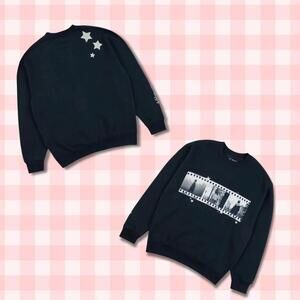 Taylor Swift Folklore Film Strip Crewneck Sweatshirt Medium